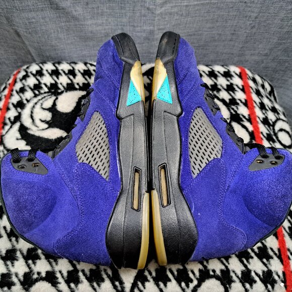 %Size 11 Nike Air Jordan 5 Retro Suede Alternate Grape Men AJ19